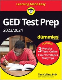 bokomslag GED Test Prep 2023 / 2024 For Dummies