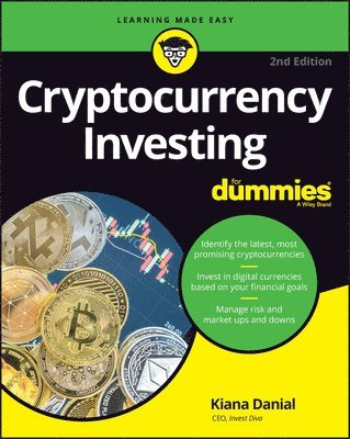Kiana Danial - Cryptocurrency Investing For Dummies, Häftad