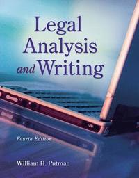 bokomslag Legal Analysis and Writing