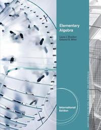 bokomslag Elementary Algebra, International Edition
