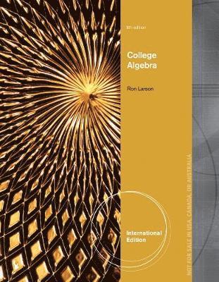 bokomslag College Algebra, International Edition