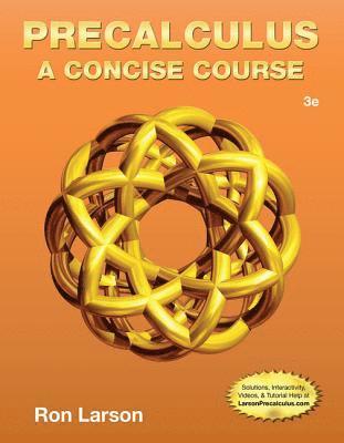 Precalculus: A Concise Course 1