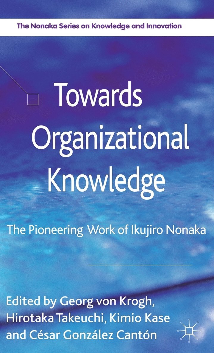 Towards Organizational Knowledge 1
