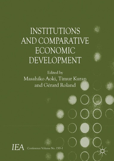 bokomslag Institutions and Comparative Economic Development