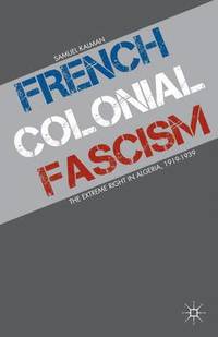 bokomslag French Colonial Fascism