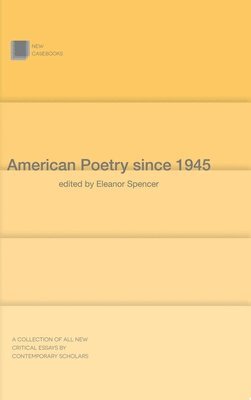 American Poetry since 1945 1