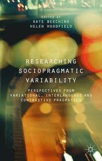 bokomslag Researching Sociopragmatic Variability