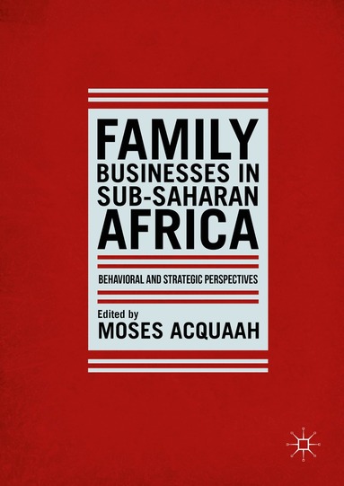 bokomslag Family Businesses in Sub-Saharan Africa