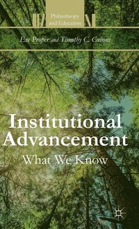 bokomslag Institutional Advancement