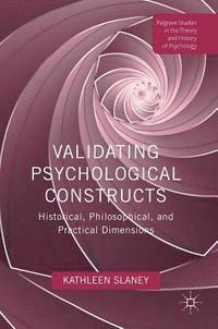 bokomslag Validating Psychological Constructs