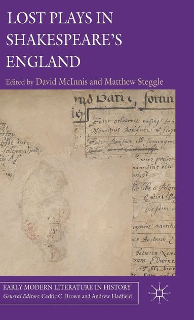 bokomslag Lost Plays in Shakespeare's England