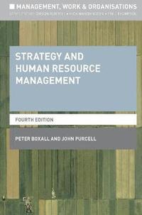 bokomslag Strategy and Human Resource Management