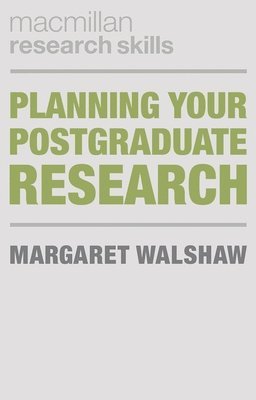 bokomslag Planning Your Postgraduate Research