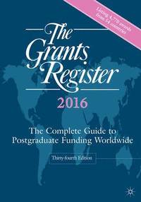 bokomslag The Grants Register 2016