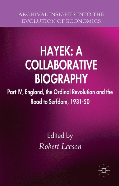 bokomslag Hayek: A Collaborative Biography