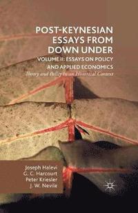 bokomslag Post-Keynesian Essays from Down Under Volume II: Essays on Policy and Applied Economics