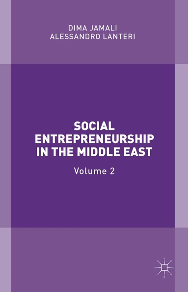 Dima Jamali, Alessandro Lanteri - Social Entrepreneurship in the Middle East, Inbunden