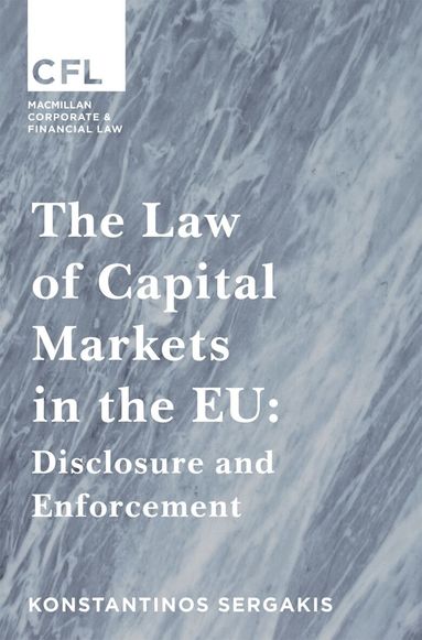 Konstantinos Sergakis - Law of Capital Markets in the EU, Häftad