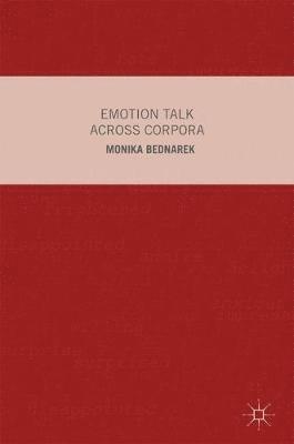 bokomslag Emotion Talk Across Corpora