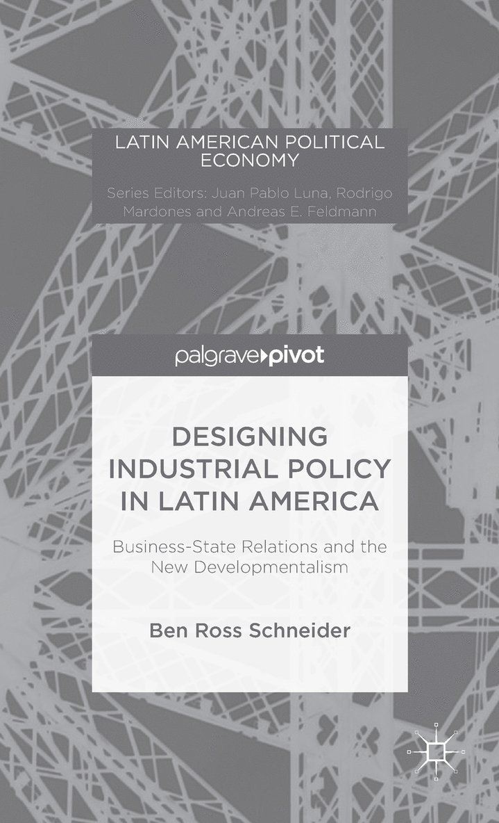B. Schneider, Ben Ross Schneider - Designing Industrial Policy in Latin America: Business-State Relations and the New Developmentalism, Inbunden