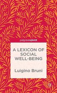 bokomslag Lexicon of Social Well-Being