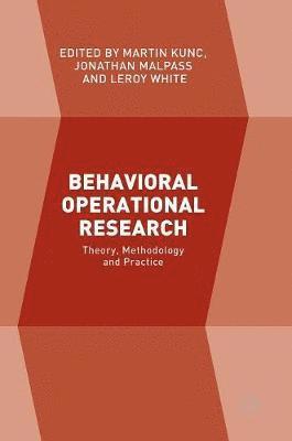 bokomslag Behavioral Operational Research