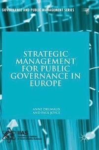 bokomslag Strategic Management for Public Governance in Europe