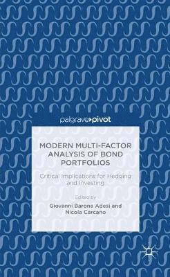 bokomslag Modern Multi-Factor Analysis of Bond Portfolios