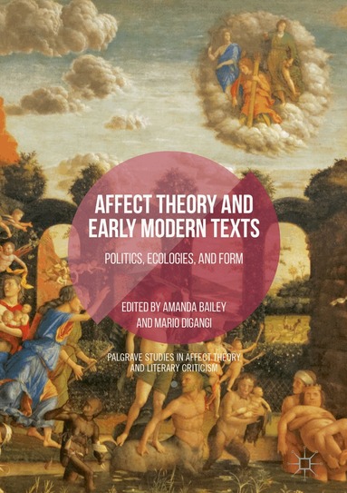 Amanda Bailey, Mario DiGangi - Affect Theory and Early Modern Texts, Inbunden