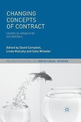 Changing Concepts of Contract 1