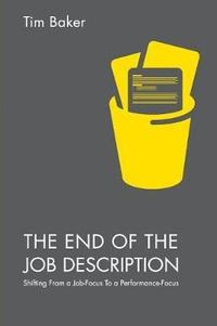 bokomslag The End of the Job Description