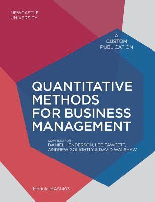 Quantitative Methods for Business Management 1