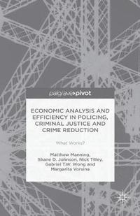 bokomslag Economic Analysis and Efficiency in Policing, Criminal Justice and Crime Reduction