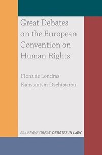 bokomslag Great Debates on the European Convention on Human Rights