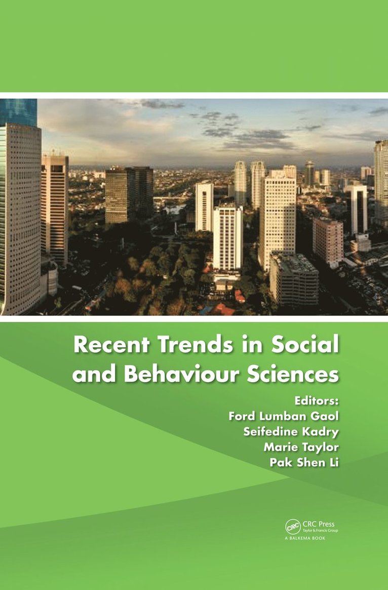 Recent Trends in Social and Behaviour Sciences 1