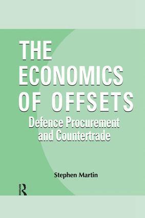 Stephen Martin - Economics of Offsets, Häftad
