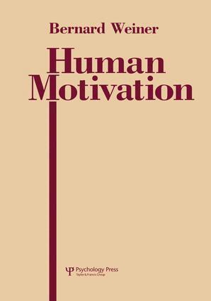 Bernard Weiner - Human Motivation, Häftad