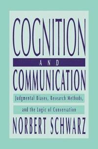 bokomslag Cognition and Communication