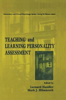 Leonard Handler, Mark J. Hilsenroth, Mark Hilsenroth - Teaching and Learning Personality Assessment, Häftad