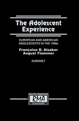 August Flammer, Francoise D. Alsaker - Adolescent Experience, Häftad