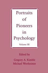 bokomslag Portraits of Pioneers in Psychology