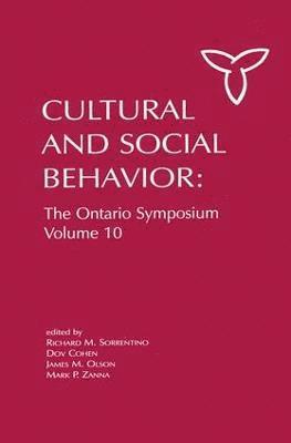 Culture and Social Behavior 1