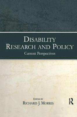 Disability Research and Policy 1