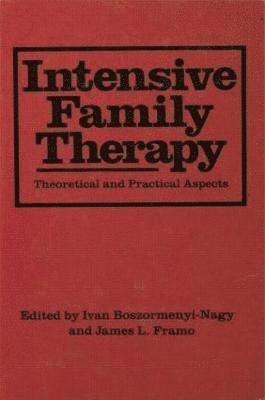 bokomslag Intensive Family Therapy