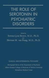 bokomslag Role Of Serotonin In Psychiatric Disorders