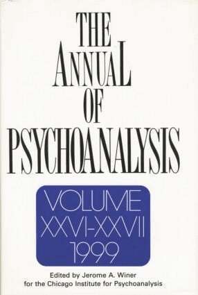 Jerome A. Winer - Annual of Psychoanalysis, V. 26/27, Häftad