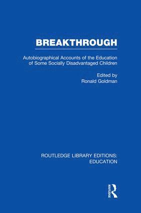 bokomslag Breakthrough (RLE Edu M)