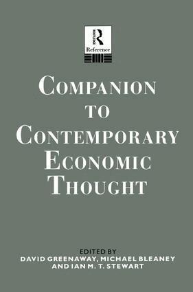Michael Bleaney, David Greenaway, Ian Stewart, Michael Bleaney, David Greenaway, Ian Stewart - Companion to Contemporary Economic Thought, Häftad