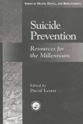 David Lester - Suicide Prevention, Häftad