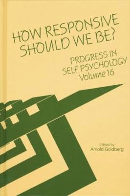 bokomslag Progress in Self Psychology, V. 16